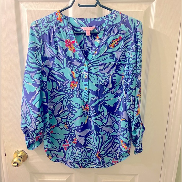 Lilly Pulitzer Blouse - Picture 1 of 3